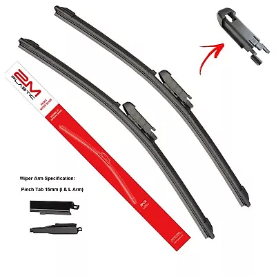 Front Windshield Wiper Blades For Mercedes-Benz CLA250 CLA45 AMG 2014-2015 • $16.99