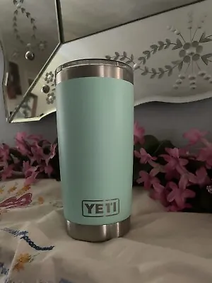 $11 • Buy YETI Rambler Tumbler, Vacuum Insulated With MagSlider Lid, Stainless Steel Teal