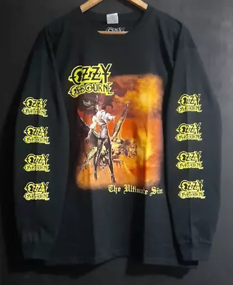 Ozzy Osbourne Long Sleeve L Shirt Accept W.A.S.P Dio Raven Warlord Metal Church • $32