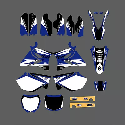 Team Graphics & Backgrounds Decals Kit For YAMAHA YZ125 YZ250 2002-2014 YZ 250 • $80.29