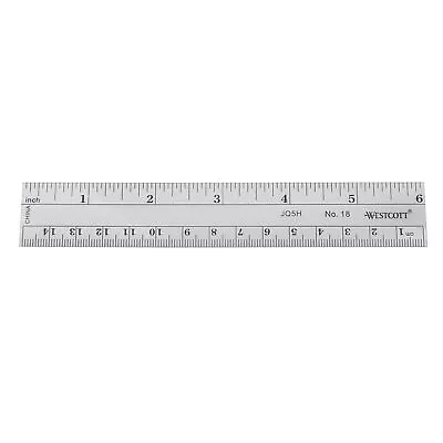 Westcott 6-inch C-thru Acrylic Ruler • $1.49