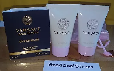 Classic Versace Woman Bath & Shower Gel+ Perfumed Body Lotion 25ml + Bonus EdP  • $22.97