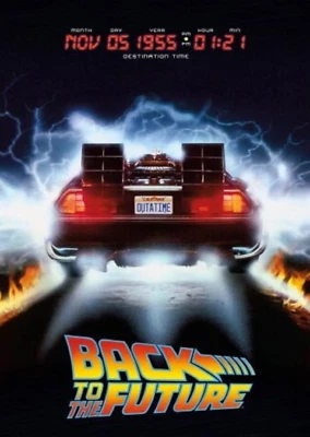 £2 • Buy Back To The Future 1985 Michael J Fox Promotional Film Gift Postcard Signed P&P 