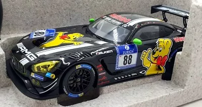 Norev 1/18 Scale Diecast B6 696 0415 - Mercedes-AMG GT3 Haribo Racing #88 • $221.95