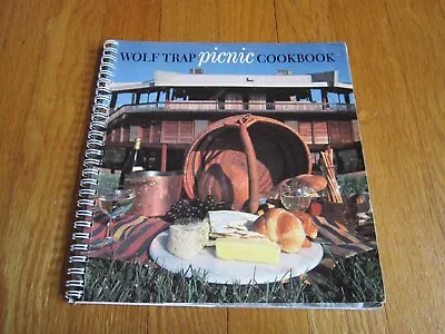 Wolf Trap Picnic Cookbook Spiral Bound 1976 W Photographs Vintage Salad Pate • $24.95