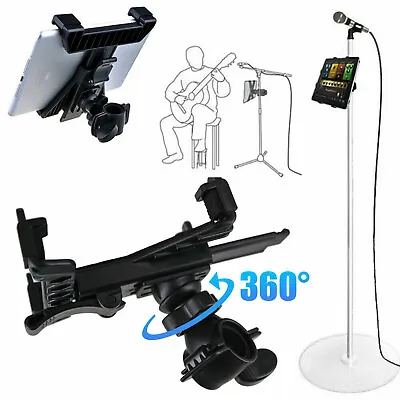 $13.48 • Buy Music Microphone Stand Holder Mount For 7-11  Tablet IPad Air 5 4 3 2 SamsungTab