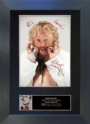 KEITH LEMON Signed Mounted Reproduction Autograph Photo Prints A4 108 • £22.99