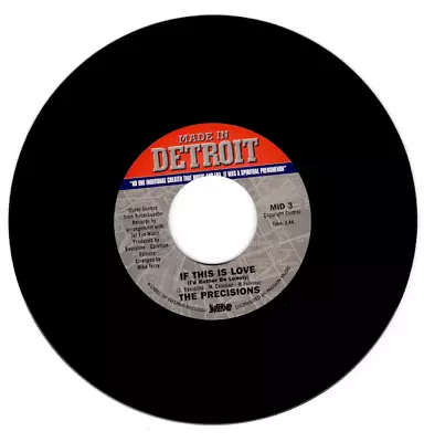 THE PRECISIONS If This Is Love (I'd Rather Be..- New Northern Soul 45 *Listen 7  • £10.49