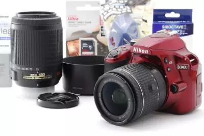 Cute Red Color Camera Nikon D3400 Red Color • $898.01