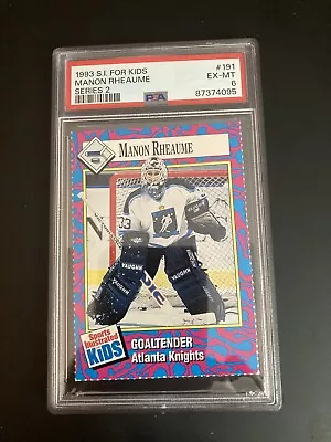 1993 Sports Illustrated Kids Manon Rheaume PSA-6 EX-MINT • $34.99