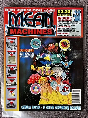 Mean Machines Magazine - Issue # 23 - August 1992 - Nintendo SNES Sega - VGC • £9.95