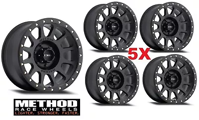 17 Method Nv Mr305 Matte Black Wheels Rims 17x8.5 Fits Trd Mr30578560500 5 • $1615