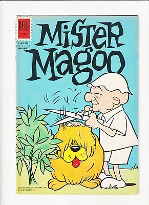 Dell Comics Mister Magoo 4 COLOR  #1235 March 1961 TV CARTOON Comic 2ND PR • $16