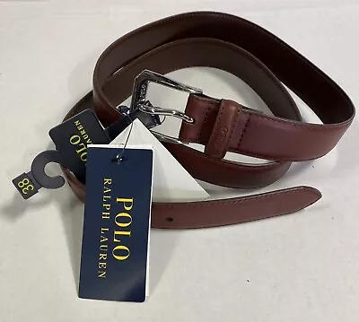 Polo Ralph Lauren Belt Leather Mens 38 Waist New With Tags • £45