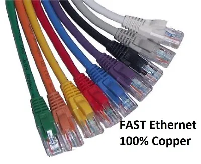 £4.56 • Buy Ethernet Cable RJ45 Cat6 Network POE LAN Fast Internet Patch Lead Wholesale