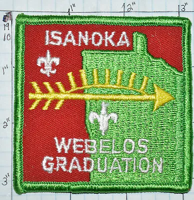 Bsa Isanoka District Viking Council Minnesota Boy Scout Webelos Graduation Patch • $2.50