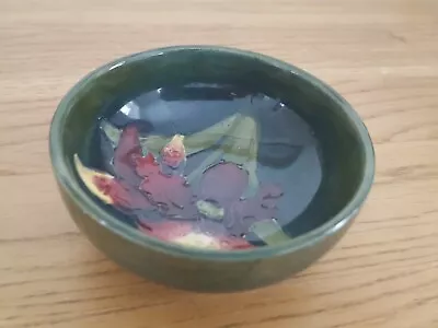 £56.99 • Buy Moorcroft Green Hibiscus Footed Bowl, Small 50's Moorcroft Dish 