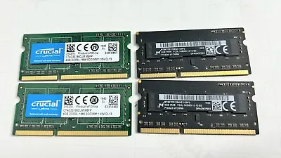 CRUCIAL & Micron DDR3L /PC3L 16GB (4GB X4) Memory RAM For Apple IMac A1419 2015 • £15.99