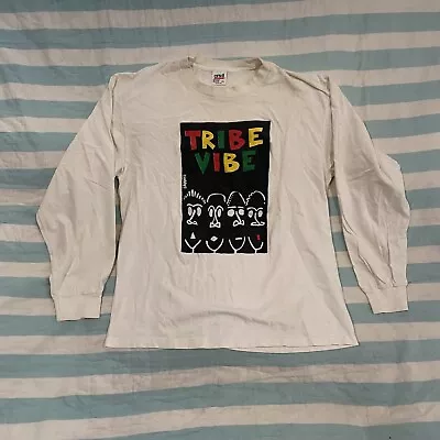 Vintage 90s Tribe Vibe Tribe Called Quest 1992 Long Sleeve Shirt Adult XL • $199.99