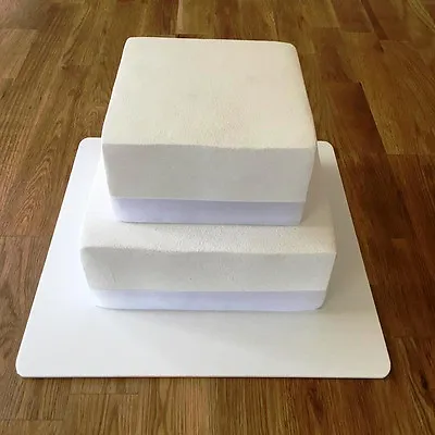 Square Shaped Cake Boards - Many Colours & Sizes Available • £32.61