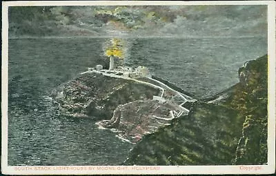 Holyhead South Stack Lighthouse By Moonlight GD&D Pre 1918 • £4.60