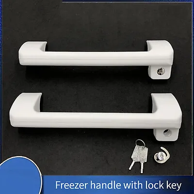 For Haier Freezer Refrigerator Door Handle Kit Door Lock Key Parts Accessories • $11.11