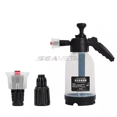 2L Car Wash Foam Sprayer Hand Held Pump Wash Spray Bottle Snow Foam Detailing • $19.74