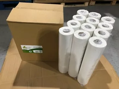 12 X Massage Table Bed Cover Couch Hygiene 20  Paper Rolls Tissue 40m White • £30.98