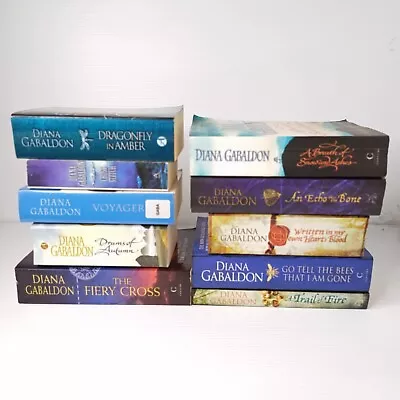 10 X Outlander Series By Diana Gabaldon Historical Romance Paperback Voyager • $95