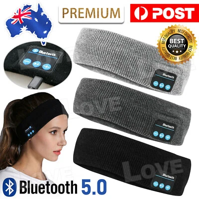 $9.85 • Buy Wireless Bluetooth Headband Earphone Stereo Sport Headphone Headset Sleep Sport