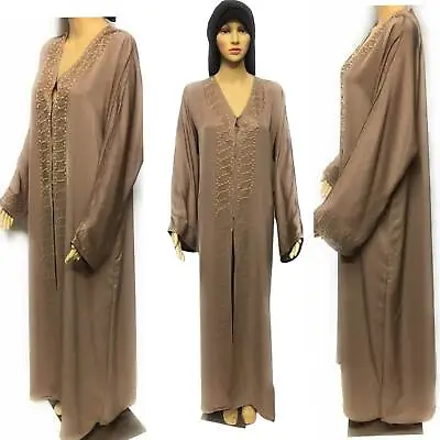  Latest  Design  Abaya Kaftan Farasha Maxi Jilbab Jalabiya Burkha • £19.99