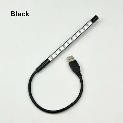 $2.69 • Buy LED USB Keyboard Night Light Flexible Lamp 10 LED For Reading Notebook PC Laptop