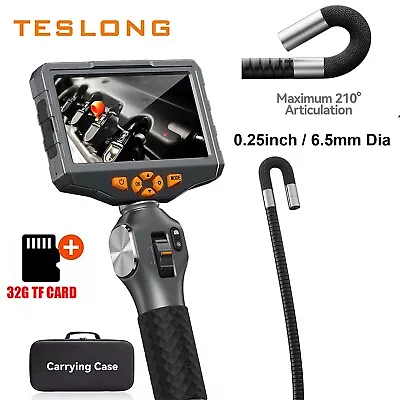 6.5MM Industrial Endoscope Automotive  Articulating Borescope Inspection Camera • $317.99