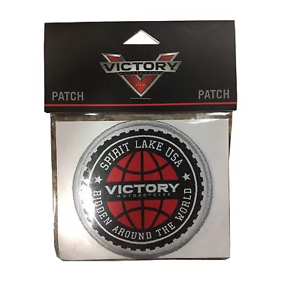 Victory Motorcycle New OEM Embroidered Globe Logo Patch 2863289 • $6.94