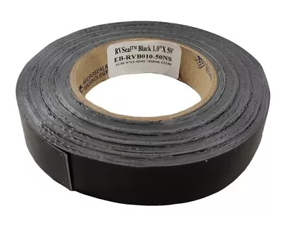 Eternabond RVSeal 1  X 50' Camper RV Roof Tape EB-RVB010-50NS EPDM Rubber Black • $24.95