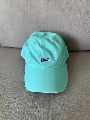 Vineyard Vines Teal Green Hat Cap Whale Logo Buckle D • $12.99