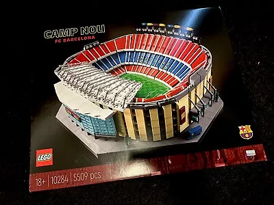 Camp NOU – FC Barcelona Soccer Stadium LEGO #10284 Icons Brand New In Box Sealed • $585