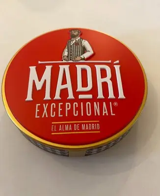 NEW BRANDING Madri Excepcional Round 3D Badge Mancave Pub Bar Beer Pump Font • £11.99