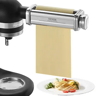 VEVOR Pasta Attachment For KitchenAid Stand Mixer Stainless Steel Sheet Roller • $35.99