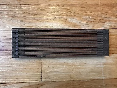 Vtg Used Wooden 72  Extended Interlocking Slide Ruler Made In U.s.a. • $10