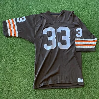 Bradley Cleveland Browns MacGregor Sand Knit Football Jersey Size Large Men’s  • $79.99