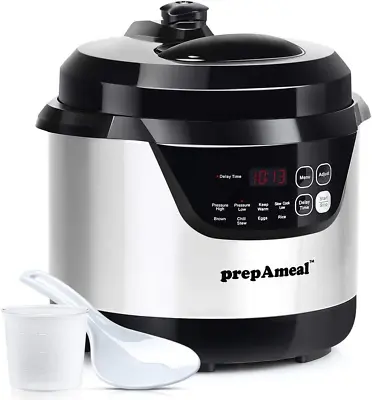 3 Quart Pressure Cooker 8 IN 1 Multi Use Programmable Instant Cooker Electric Pr • $96.99