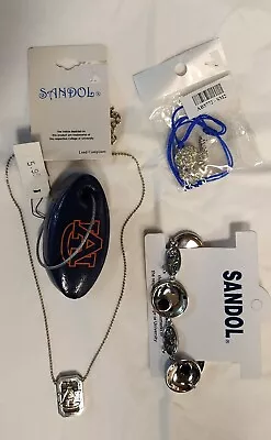 Auburn University Tigers Mega Fan Set Bracelet Necklace Paw Charm Key Chain • $29.99