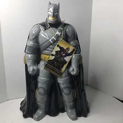 Armored Batman Figure Ceramic Cookie Jar - Batman Vs Superman Movie - NEW BOXED • $52.46