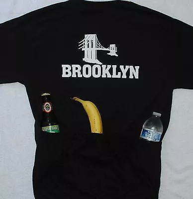 $12.95 • Buy Brooklyn Team Cycling Cycle Tee Jersey W/pockets Cycle-t 3 Colors Available ***