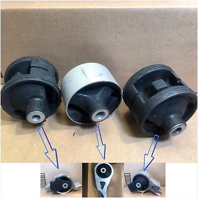 3 Rear Engine Mount Bushings For 2000-2006 Honda Insight W MANUAL  TRANSMISSON  • $99.55