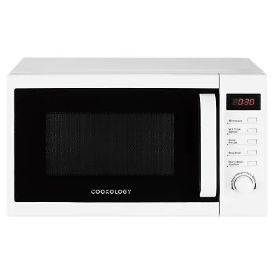 Cookology CFSDI20LWH Digital Microwave In White 20L 800W Freestanding • £66.99