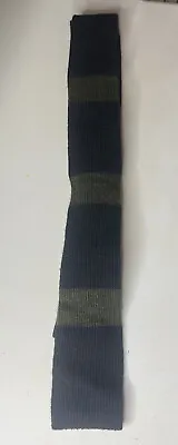 £29.99 • Buy Margaret Howell Black & Green Striped Knitted Skinny Tie BNWOT Wool Alpaca