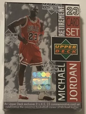 1999 Upper Deck Michael Jordan Last Dance Retirement 23 Card Factory Sealed Set • $93.99