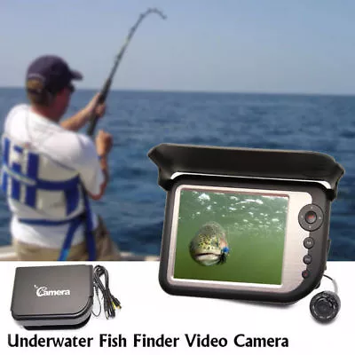 Color Monitor 5.0'' LCD FishFinder Underwater Video Fishing Camera IR Lights 25M • $64.89